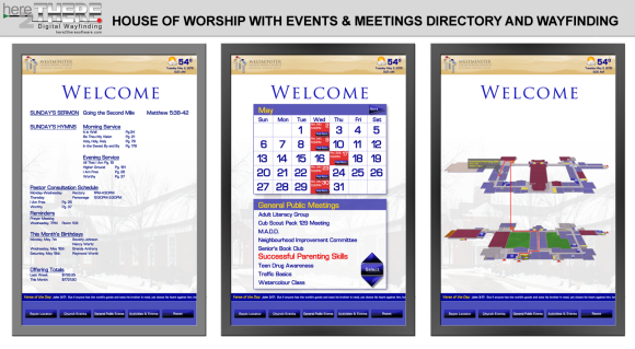 Interface Example: Events and Meetings Calendar 